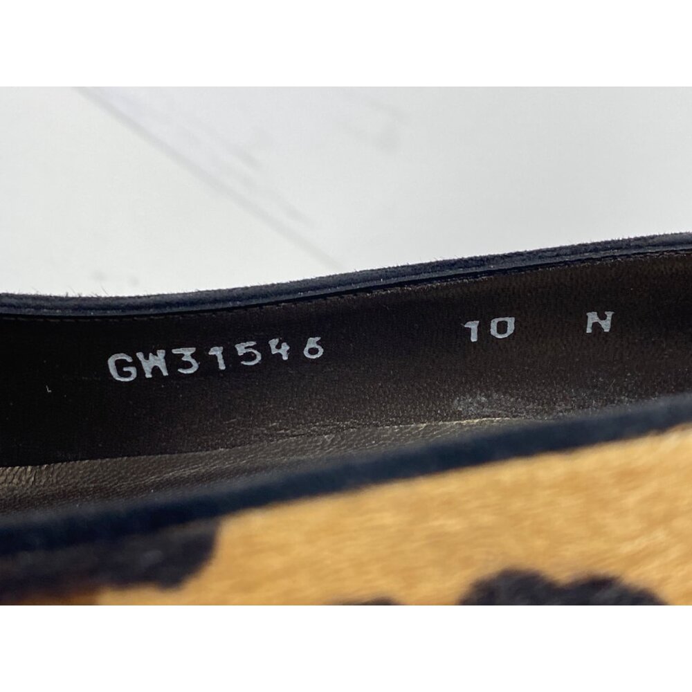 Stuart Weitzman Size 10 Leopard Print Calf Hair P… - image 4